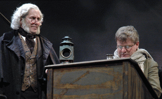 Scrooge (Peter Moore) and Bob Cratchit (Andy Paterson) det., From ImagesAttr