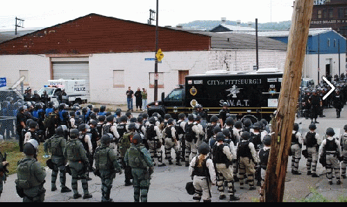police at G20 in Pittsburgh, From ImagesAttr