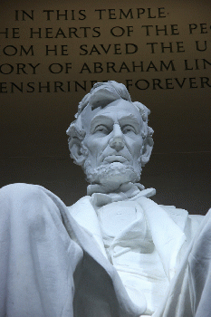 Lincoln Memorial - interior - statue closeup - 2011, From CreativeCommonsPhoto