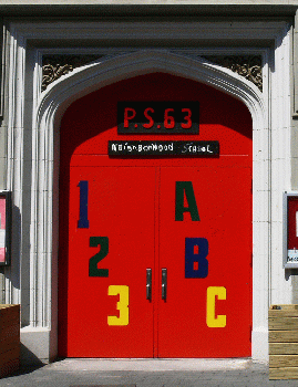 Little Red Schoolhouse Door, From CreativeCommonsPhoto