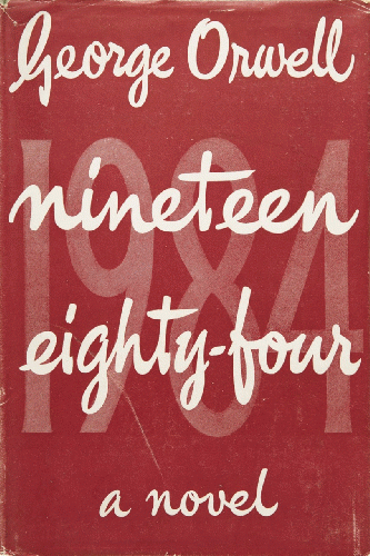 Book Cover of Orwell's novel Nineteen Eighty Four, From Uploaded
