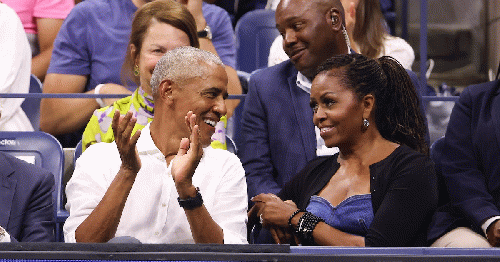 Obamas at the US Open, From Uploaded