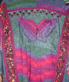 Purple Piecing Plus wearable art jacket by Lila Hendricks