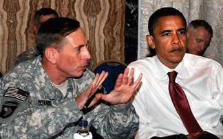 General Petraeus and Commander-in-Chief Obama