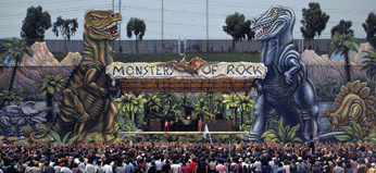 Monsters of Rock set, Day on the Green, 1979. Photo c. Baron Wolman