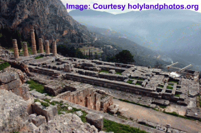 Temple of Apollo at Delphi, From ImagesAttr