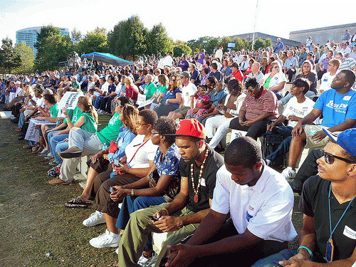 Progressives gather for a rally in Ohio led by former President Bill Clinton, From ImagesAttr