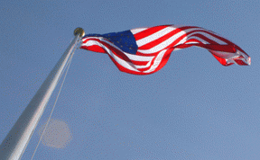 Flag at Arlington National Cemetery