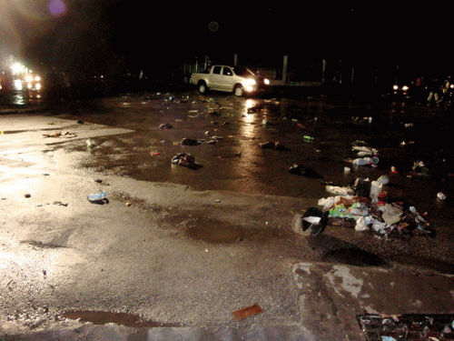 Filthy Port-au-Prince Streets in May