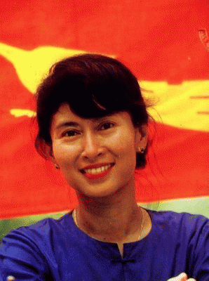 Burmese democracy fighter Aung San Suu Kyi, From ImagesAttr