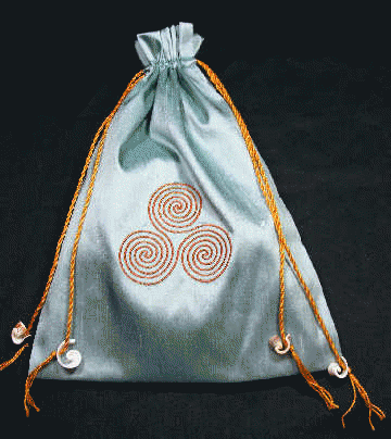 Silk Amulet Bag by Trish Schmiedl