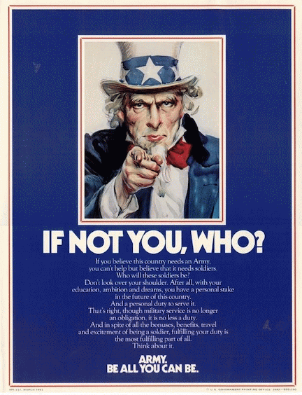 Army Recruiting Poster, From ImagesAttr