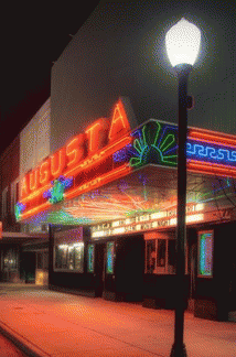 Augusta Theatre (exterior detail) c. Fred Lassman