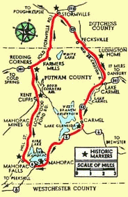 Map of Ludington's route