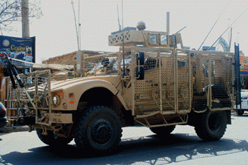 An MRAP in Afghanistan; 20,000 purchased at $1 million apiece., From ImagesAttr