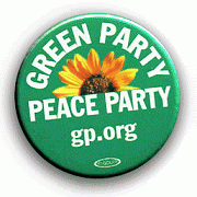 Green Party button
