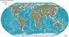 World Physical Map, From ImagesAttr