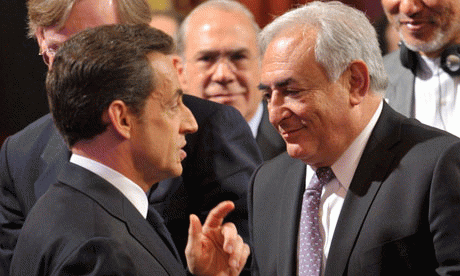 Sarkozy and DSK in happier times