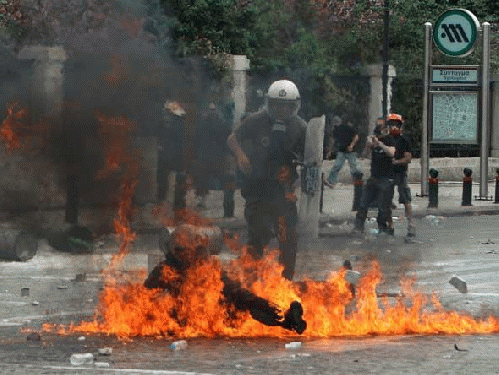 greek riot