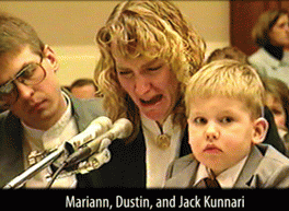 Mariann Kunnari, mother of cancer patient Dustin, pleads with the FDA.