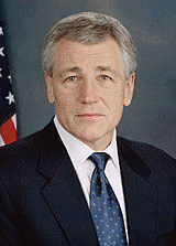 Former Nebraska Senator Chuck Hagel (R)