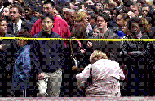 People Standing in Line for Work, From ImagesAttr