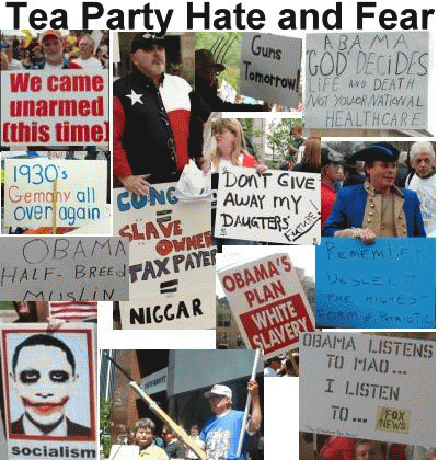 Tea Party Hate and Fear, From ImagesAttr