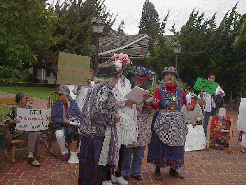 Raging Grannies at the Jobs Not Cuts Rockin' Event