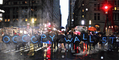 Occupy Wall Street - NYC Umbrella Flash Mob