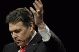 Rick Perry demonstrates the false biblical promises with his Prayer Proclamation, From ImagesAttr