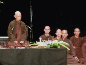 Thich Nhat Hanh in Pasadena's Civic Auditorium, From ImagesAttr