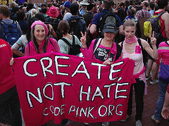 Code Pink at Occupy Wall street