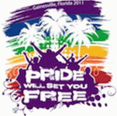 2011 Gainesville Pride T-shirt