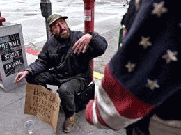 Homeless Middle East Vet