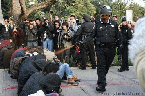 Through his silence alone, Obama is condoning the police abuse of demonstrators, From ImagesAttr