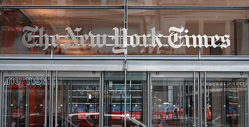 Entrance to the New York Times (2009),