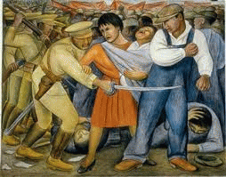 Uprising by Diego Rivera