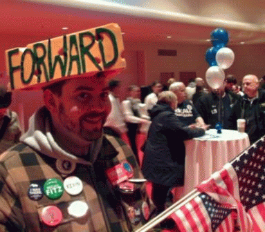 One of many recall Walker supporters in Madison Tuesday night, From ImagesAttr