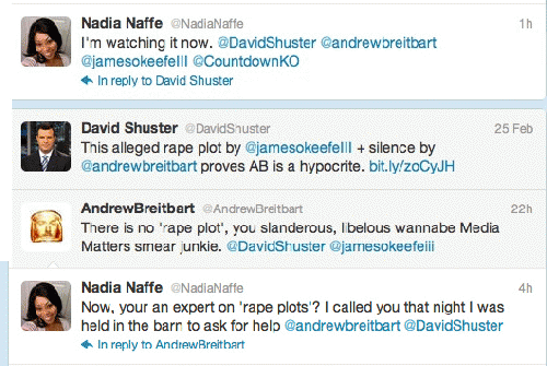 Tweets by Naffe, Breitbart and Shuster, From ImagesAttr