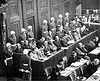 Nuremberg Trials Nuremberg Trials: looking down on the defendants' dock. Ca. 194 Nuremberg Trials Nuremberg Trials: looking down on the defendants' dock. Ca. 194