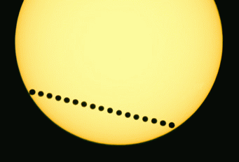 Venus transit over the Sun, From ImagesAttr