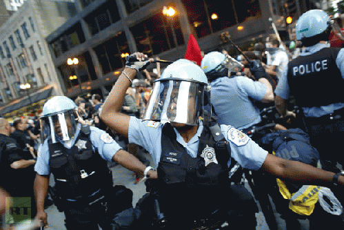 Police in Chicago., From ImagesAttr