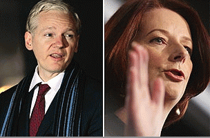 Oz journalist Assange betrayed by Aussie PM Julia Gillard