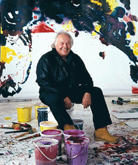 Sam Francis in 1983,, From ImagesAttr