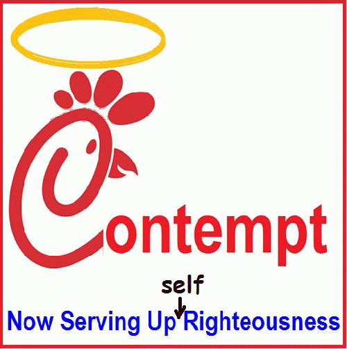 Serving up contempt