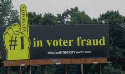 The lie of voter fraud is now on billboards, From ImagesAttr