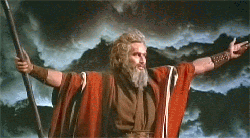 charleton heston plays moses