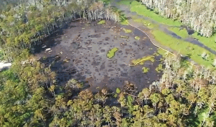 Bayou Corne Sinkhole Sept. 27, 2012., From ImagesAttr