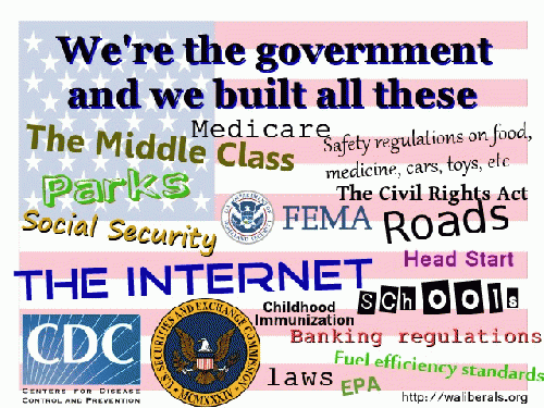 We're the government and we built all these