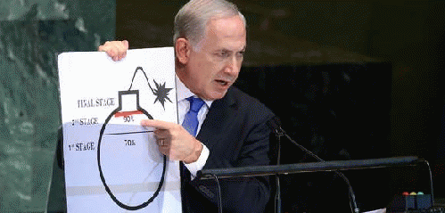Netanyahu bombed at the N